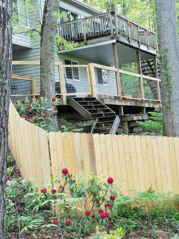 Treehouse Cathedral In Blue Ridge Mountains, Nc Villa Burnsville Exterior foto